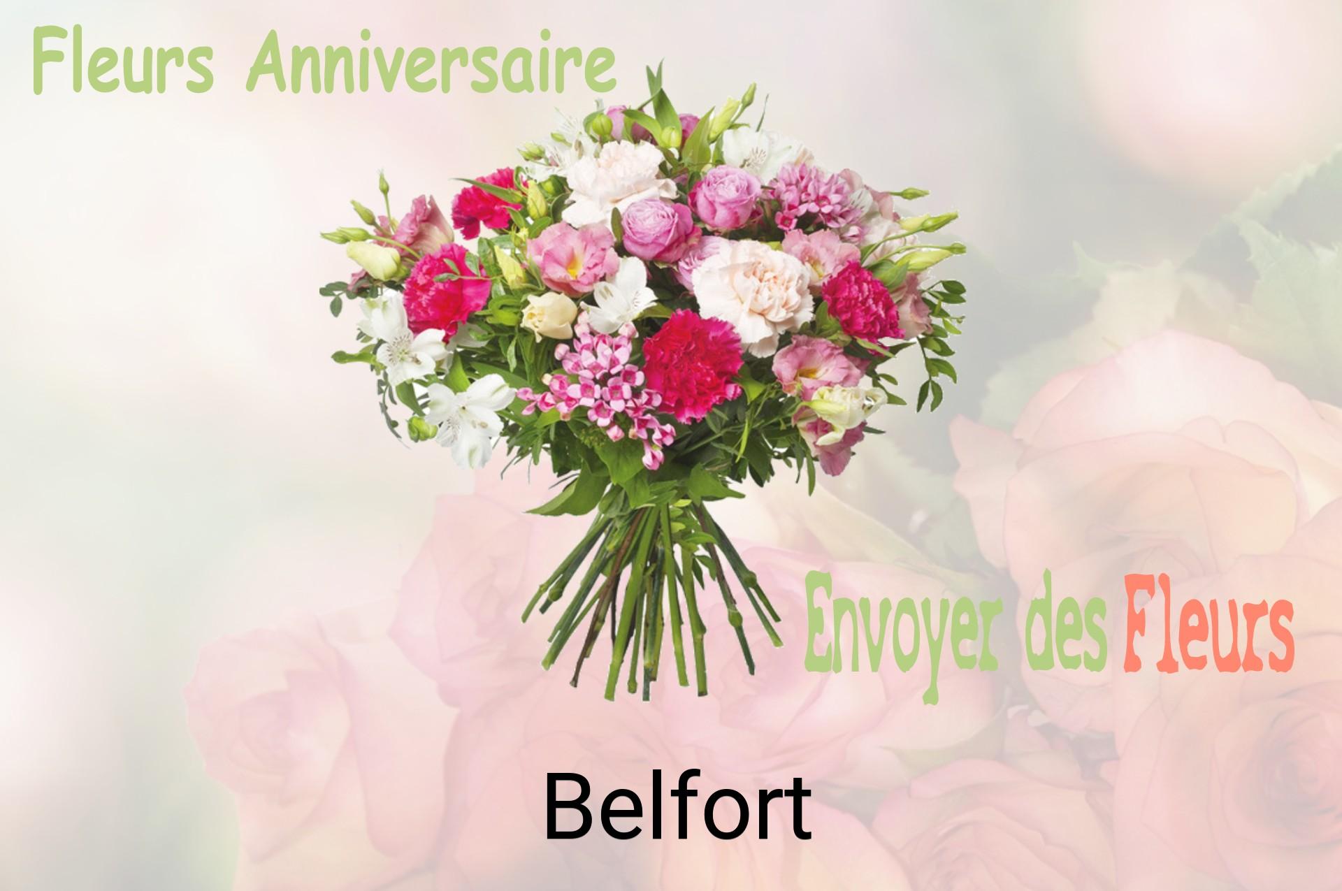 Bouquet de fleurs d’anniversaire livré à Belfort